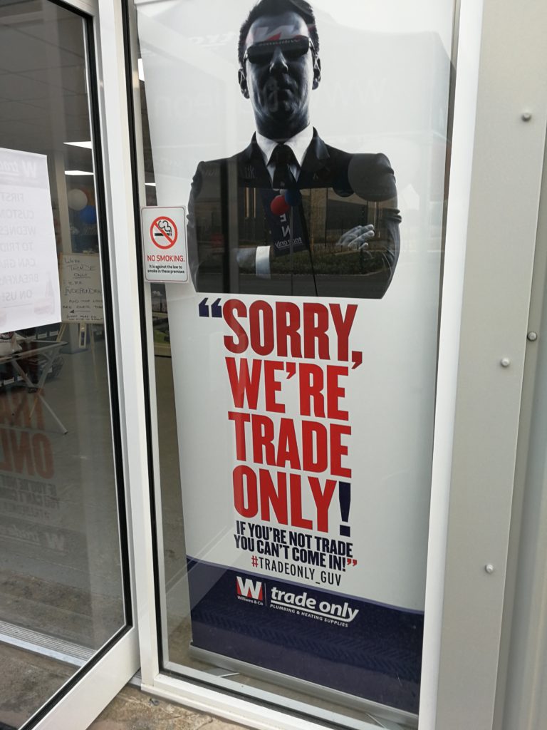 Trade Only Poster